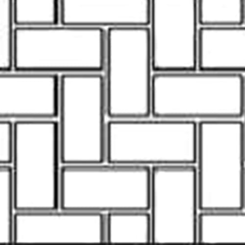 Stamped Asphalt Plastic: Herringbone Standard